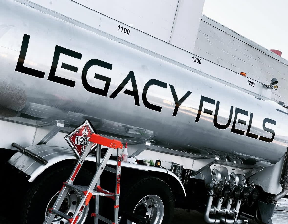 Tanker with decals