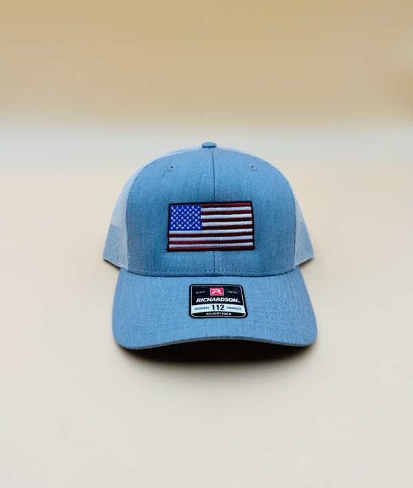Blue Cap with American Flag